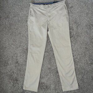 Cremieux -Blue Label Soho Slim Fit Flat-Front Twill Comfort Khaki Pants